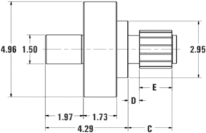 Manually-Operated Expanding Mandrel Actuator Sizing Schematic