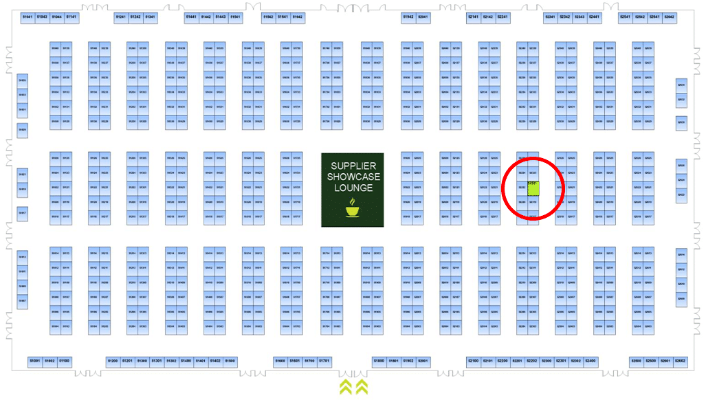 SHOT SHOW 2026 booth map
