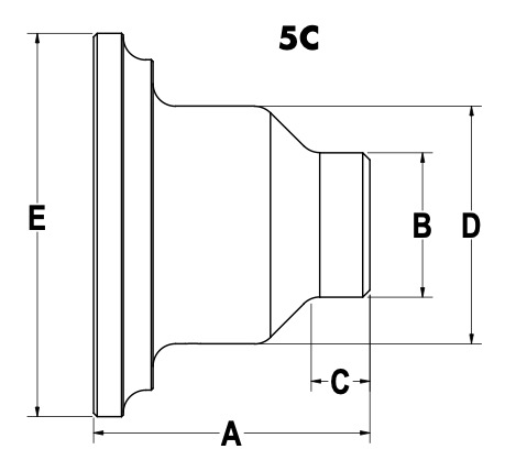 Royal Low-Profile Accu-Length™ CNC Collet Chuck — 5C Compact with